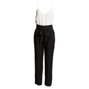 socialite belted jumpsuit